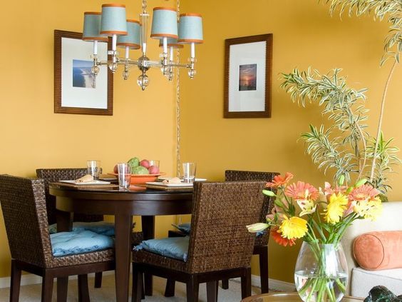 colores combinan amarillo comedor 2