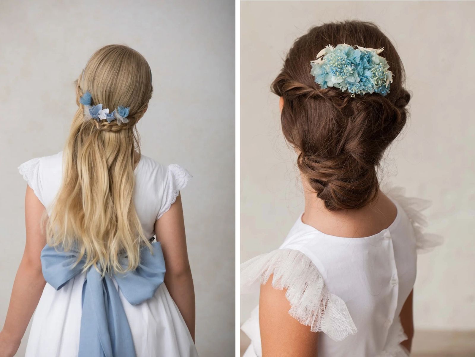 Desde pequeñas horquillas hasta pasadores con flores secas, artificiales o naturales / Fotos: quemono.com
