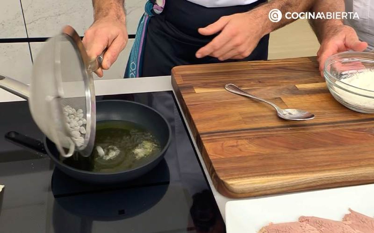 Fríe las alcaparras