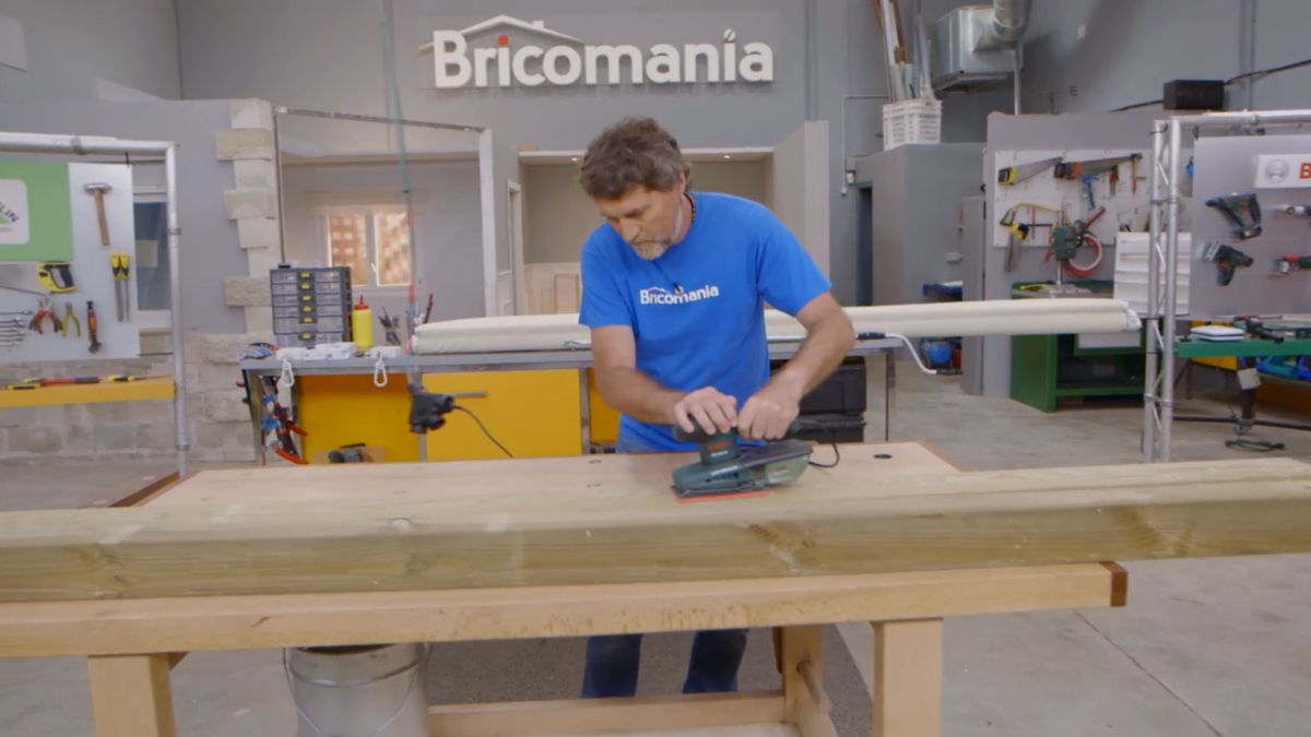 Hacer un soporte con toldos para una hamaca paso 2