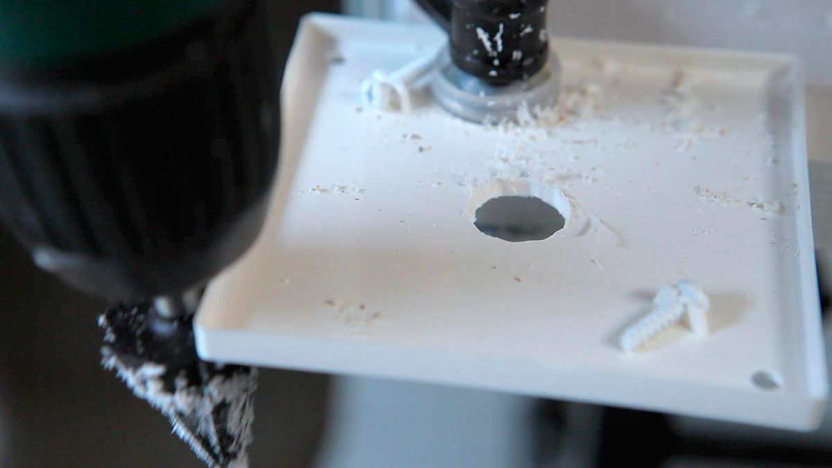 Fresa escariadora paso 7