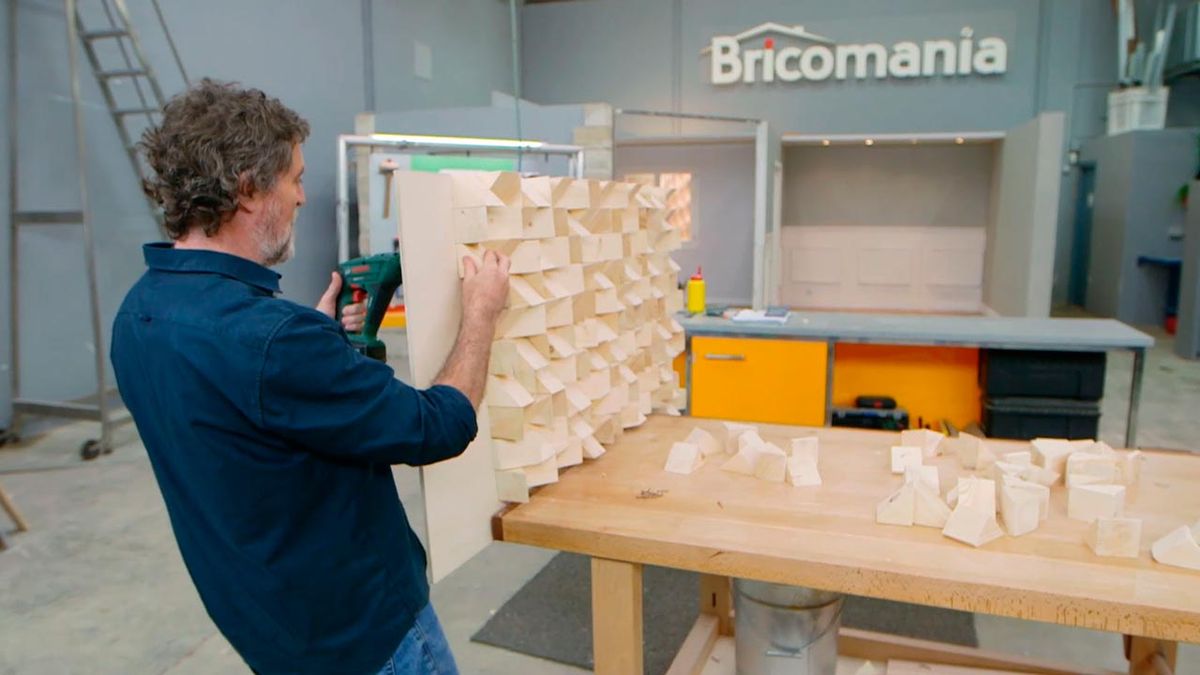 Cómo hacer un panel de madera decorativo paso 4