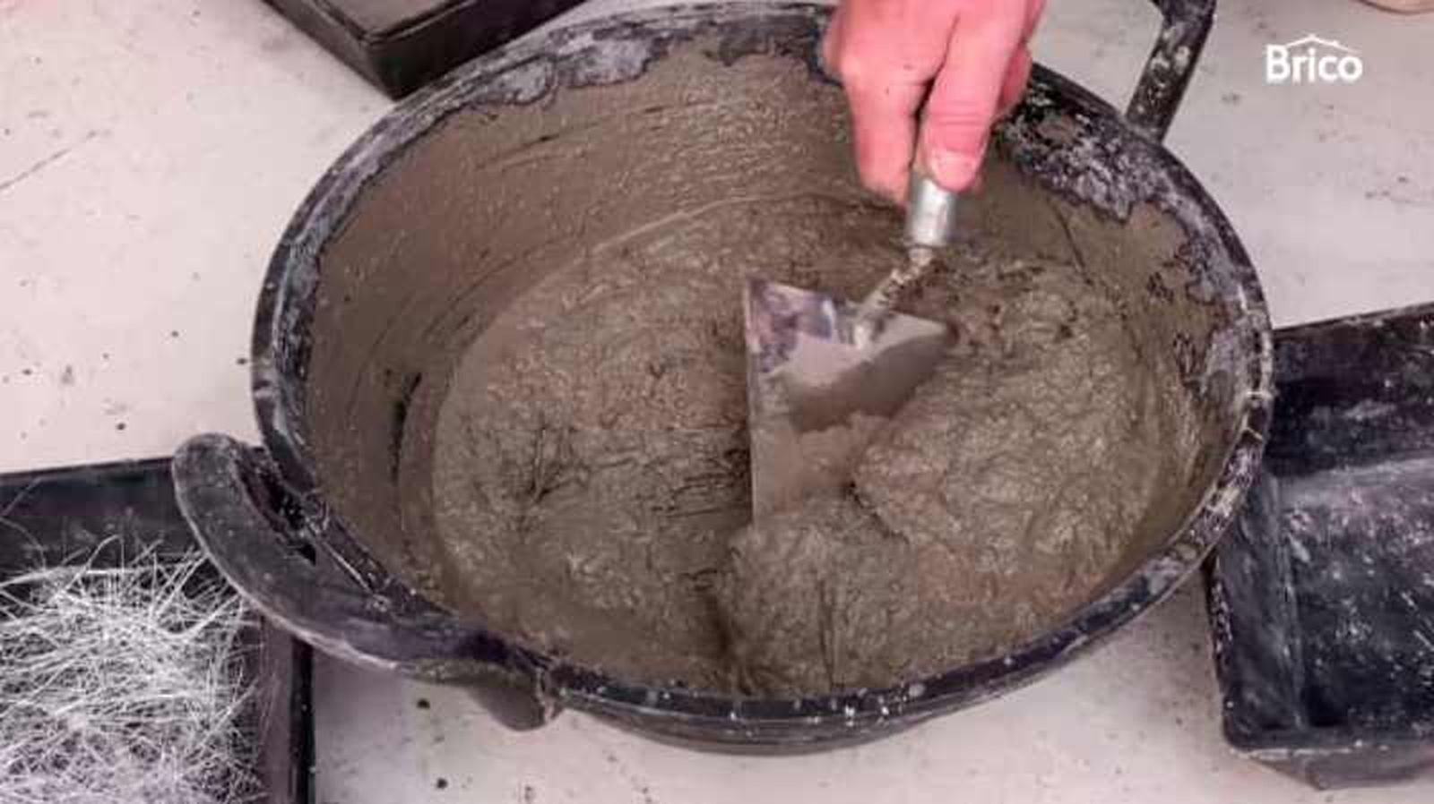 Mezcla de cemento