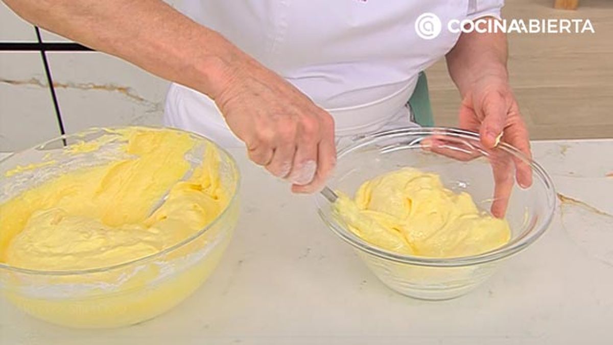 bizcocho esponjoso rellenar trucos eva arguinano paso3