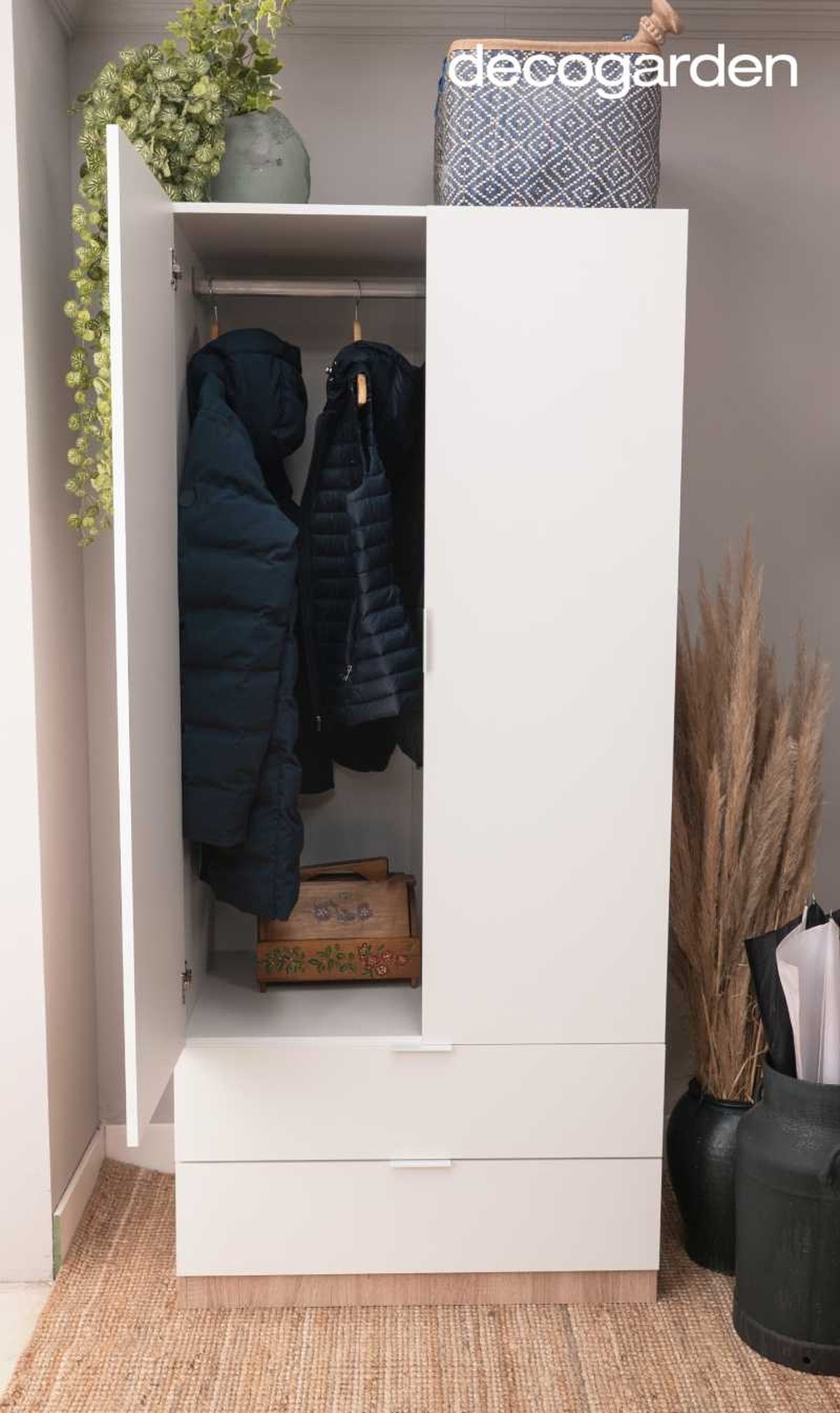 El armario ropero terminado.