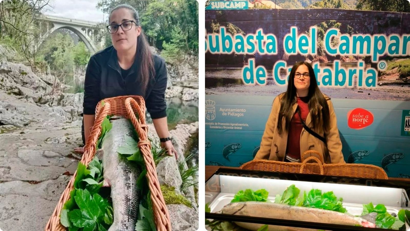 Nekane Arias, la primera mujer que ha conseguido pescar el 'campanu' de 2025