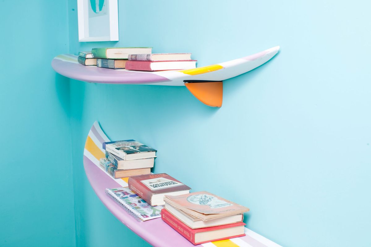 Dormitorio juvenil con aire surfer 8