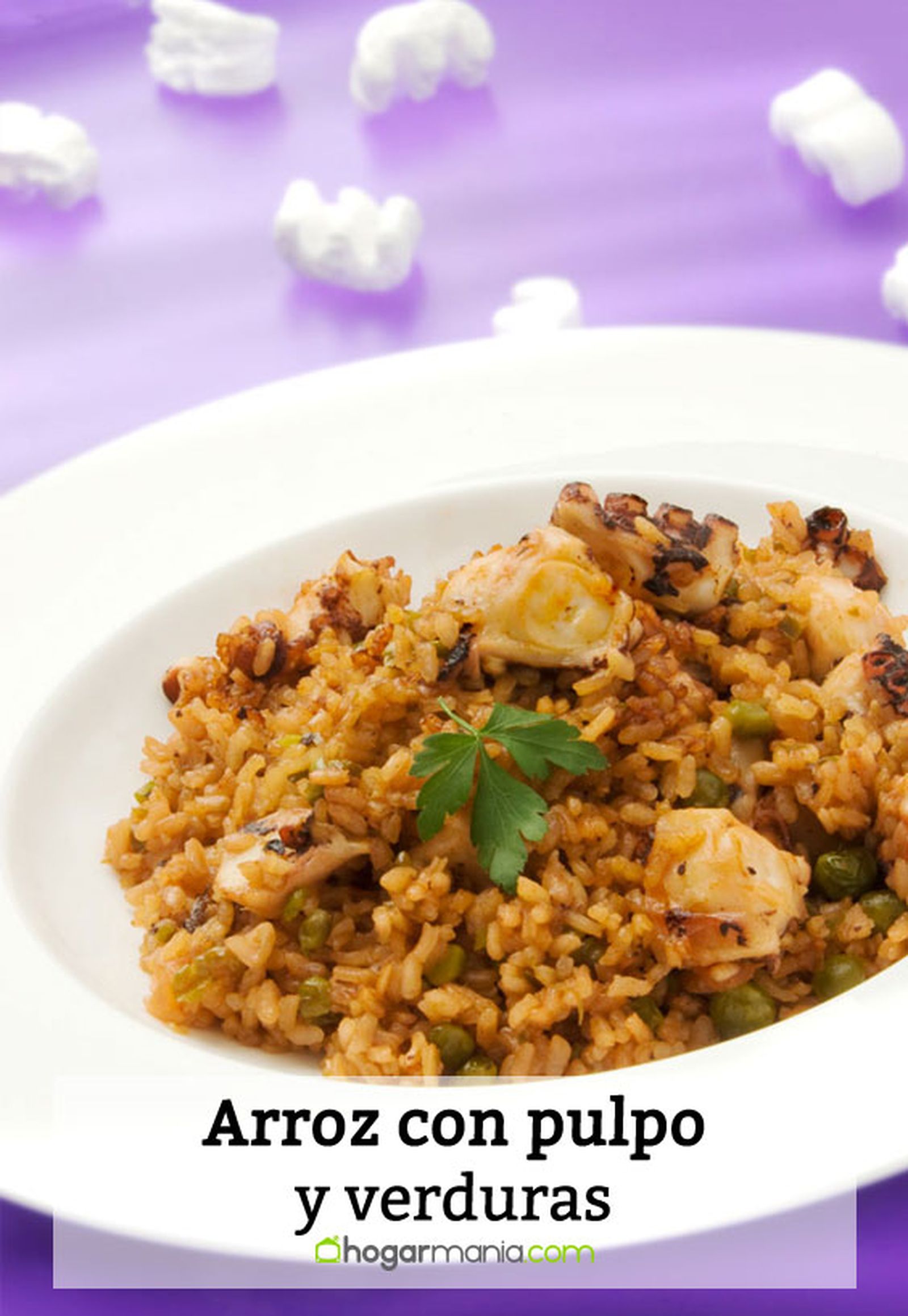 arroz pulpo verduras pin