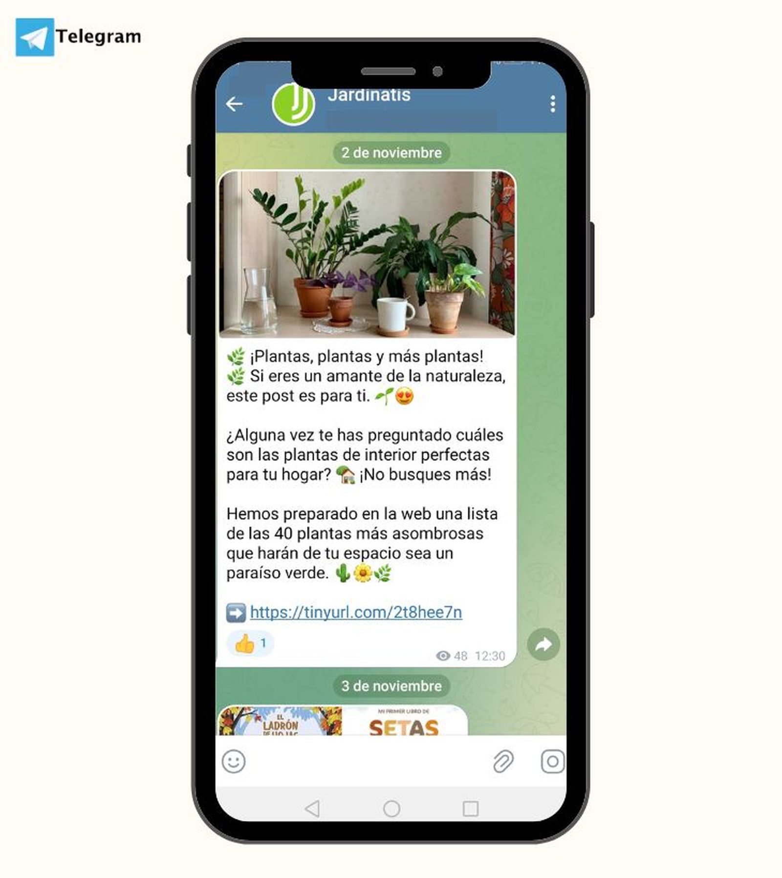 jardinatis en telegram