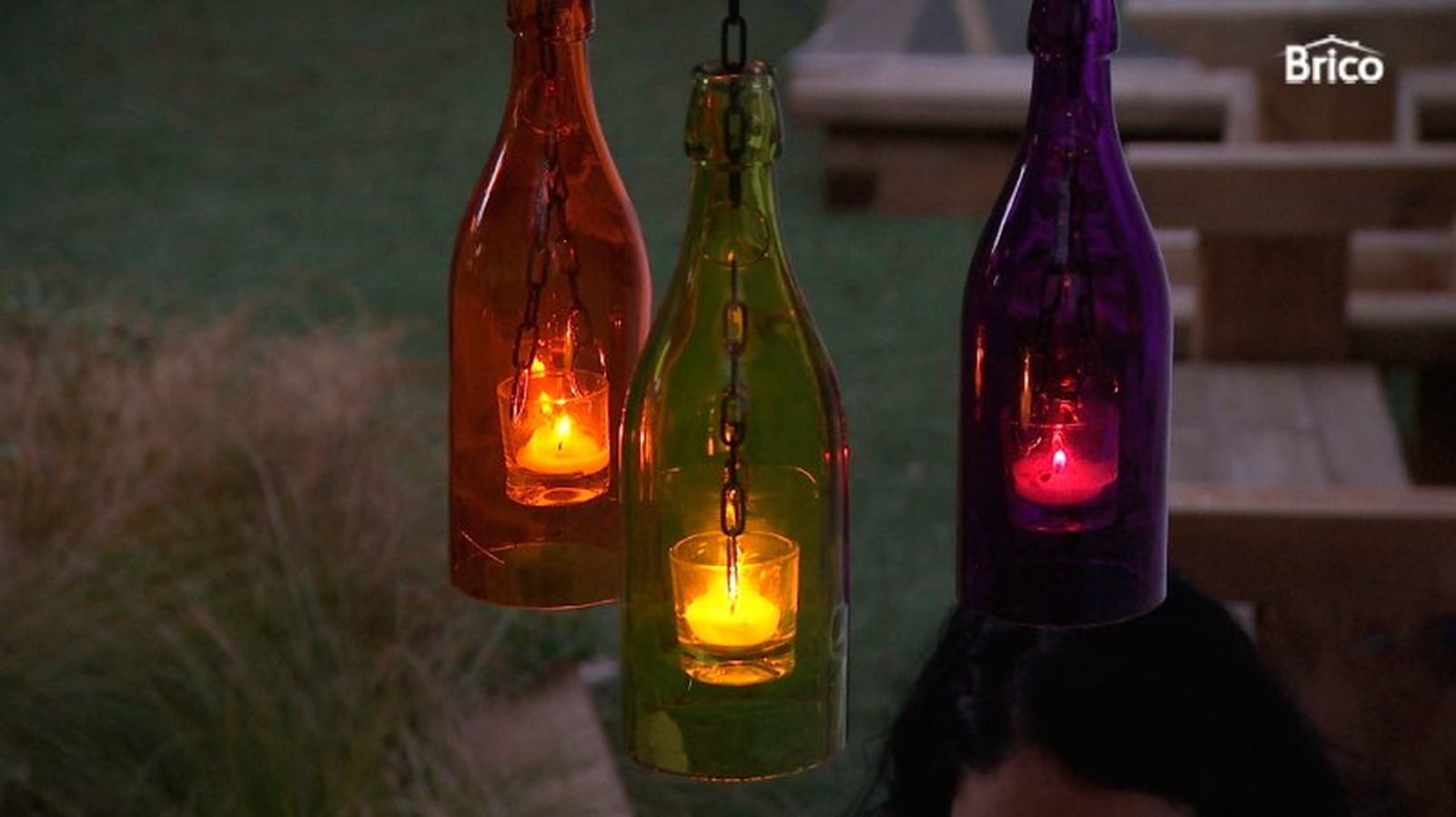 Botellas luminosas