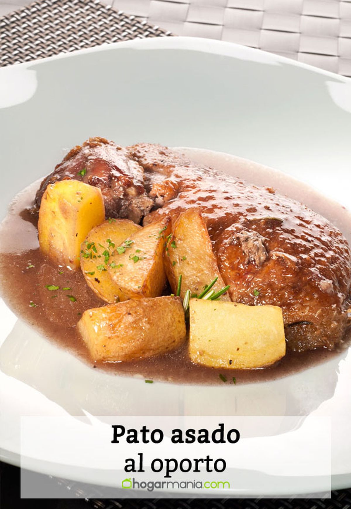 pato asado oporto pin