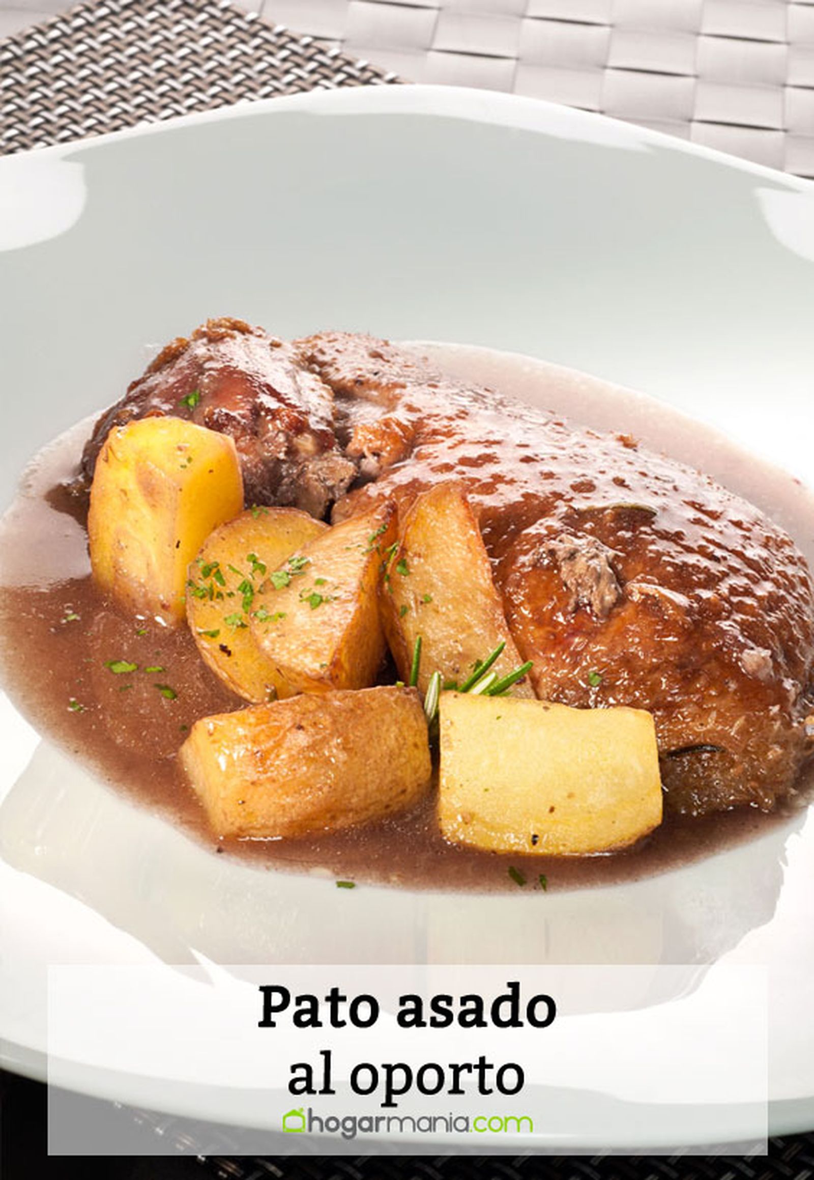 pato asado oporto pin