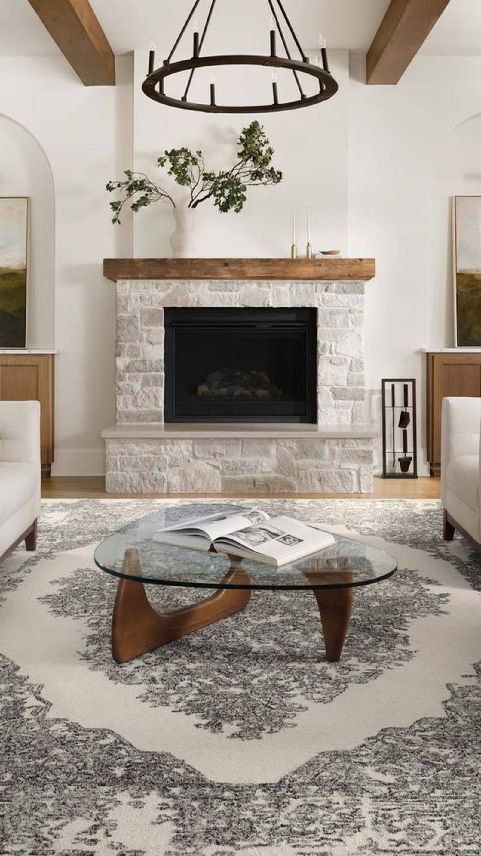 chimenea rustica piedra 2