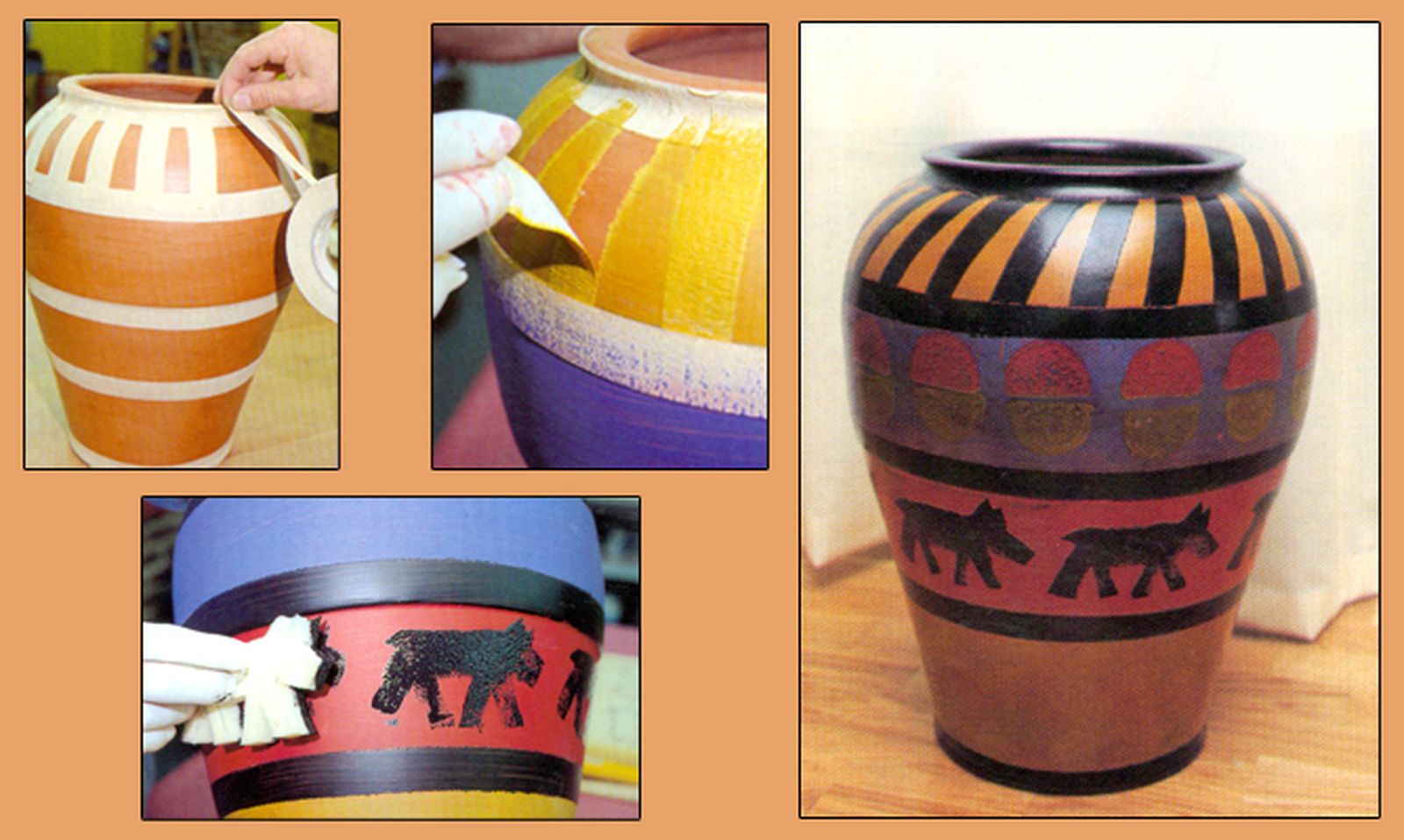 Decoración de tinaja o vasija