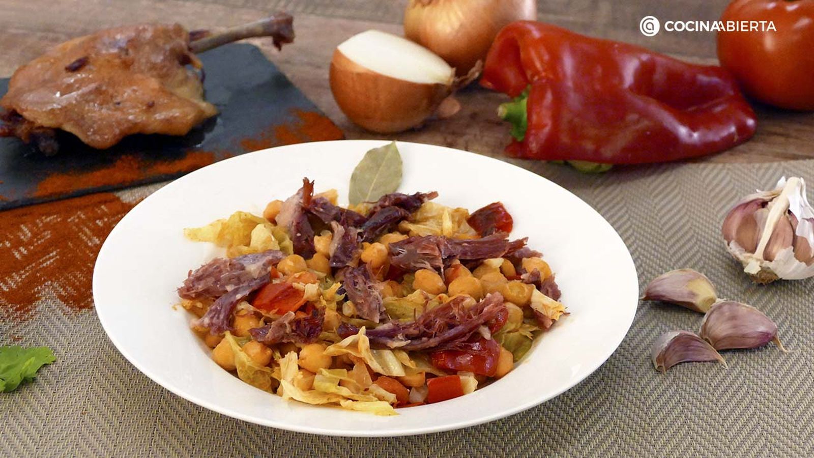 CTIS0933 receta garbanzos pato confitado