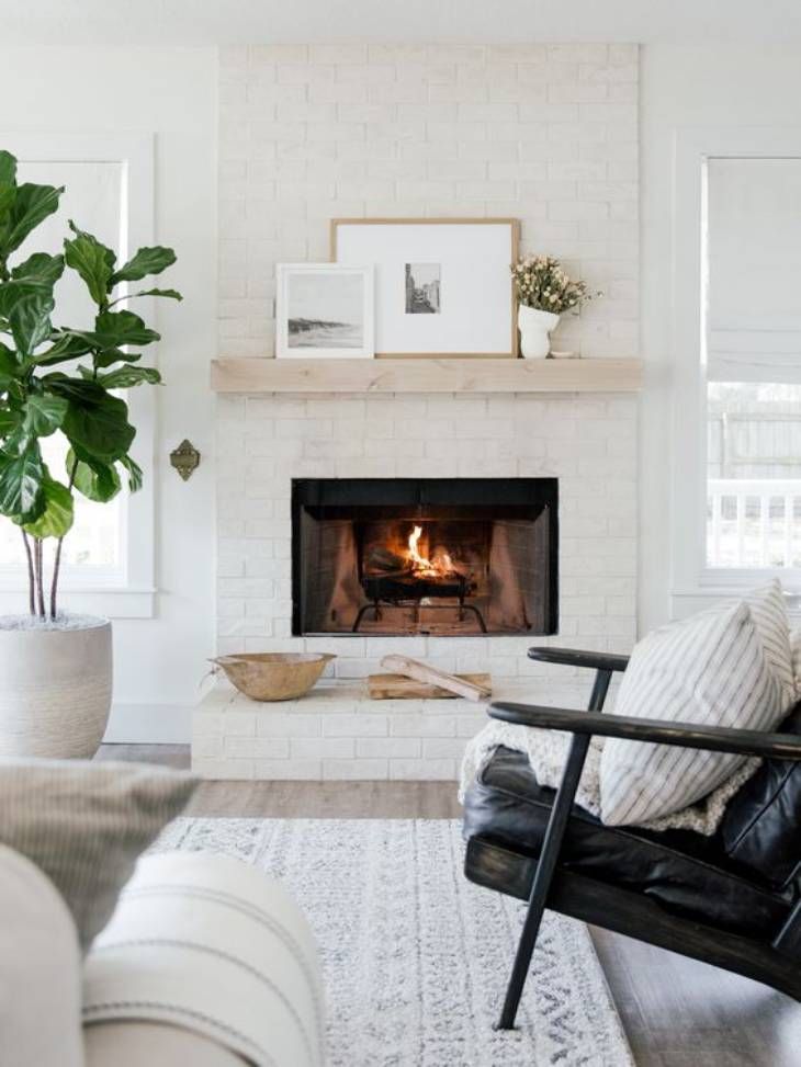 salon con chimenea moderno 3 pinterest