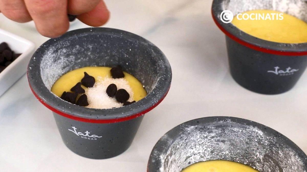 receta bizcocho en freidora de aire paso 4