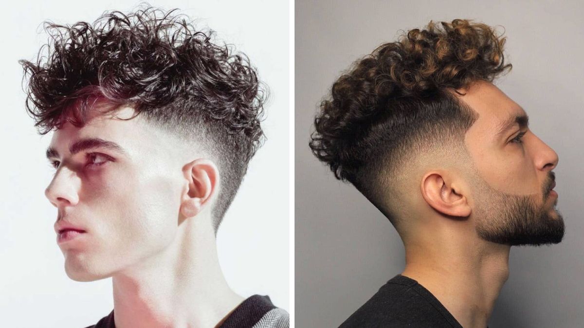 Tendencias 2025 en cortes de pelo para hombres con cabello rizado / Fotos: Pinterest