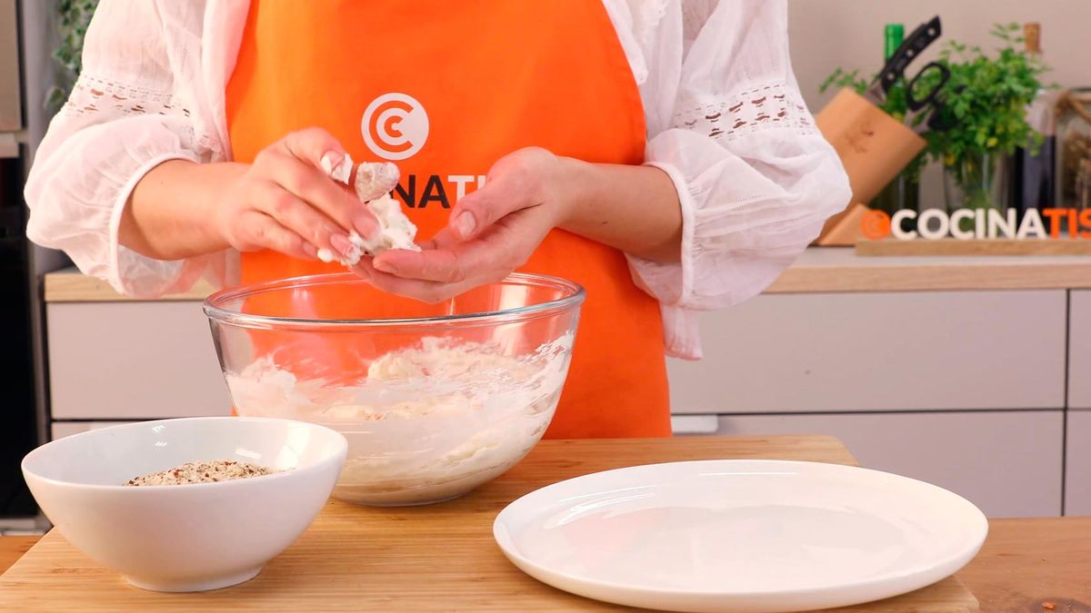 Receta de trufas saladas de salmón   paso 4