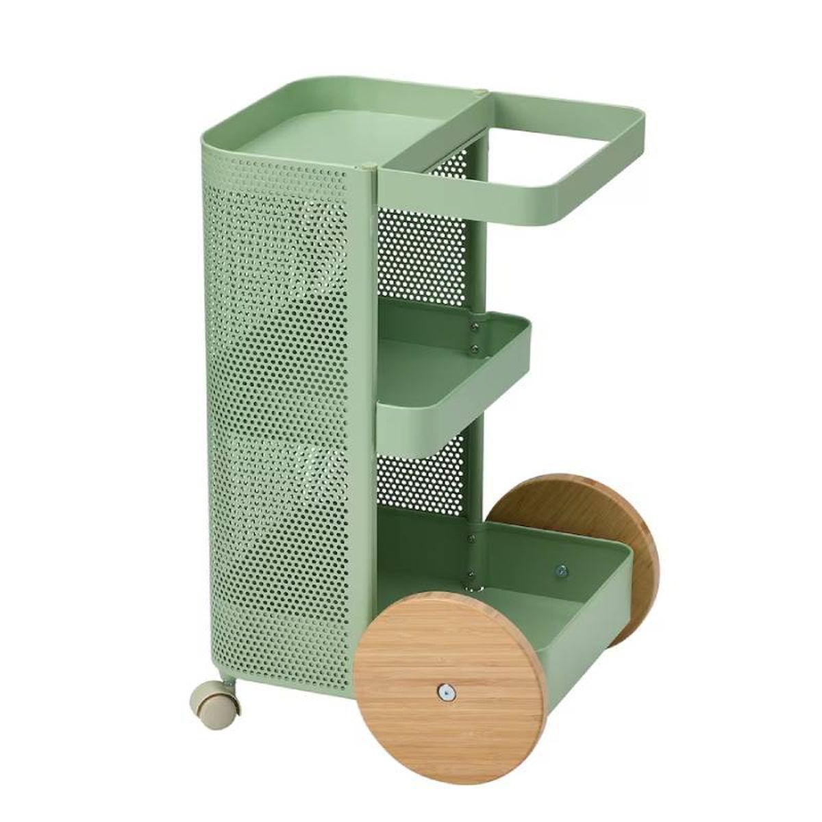 Carrito DAJLIEN en verde claro.