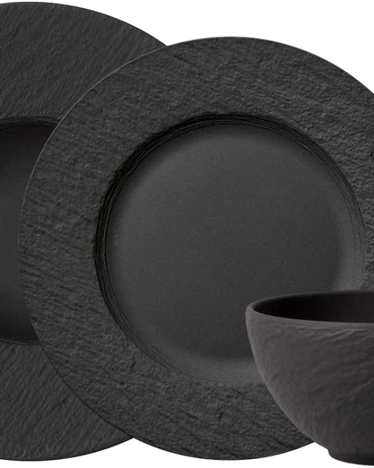 vajilla negro efecto pizarra