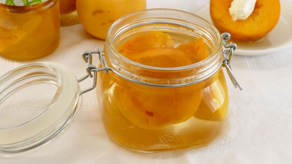 Cómo hacer melocotón en almíbar casero   paso 7