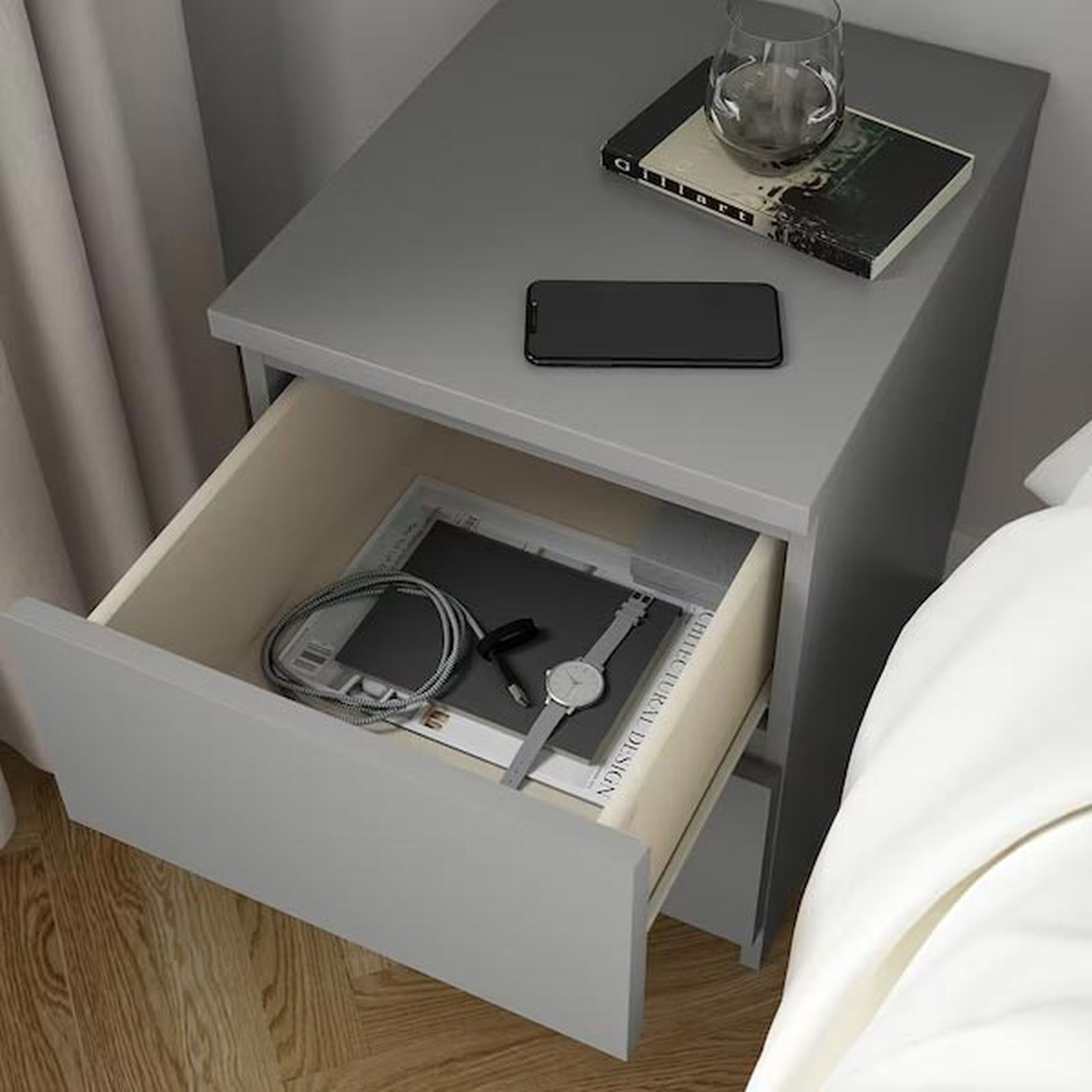 mesita noche malm ikea