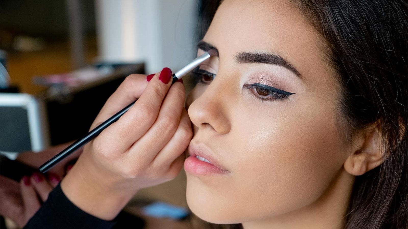 belleza brochas maquillaje pincel cejas
