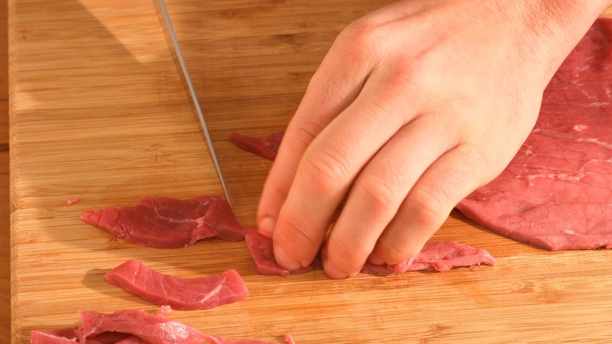 Burritos de ternera y verduras paso 1