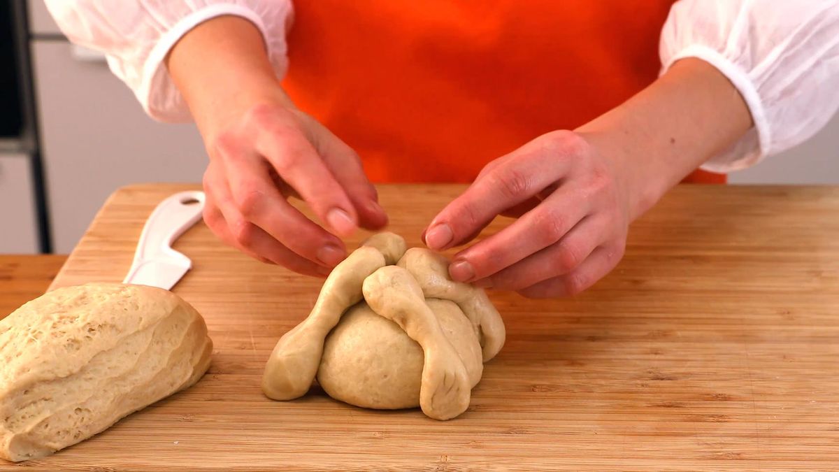 Pan de muerto de México   paso 5