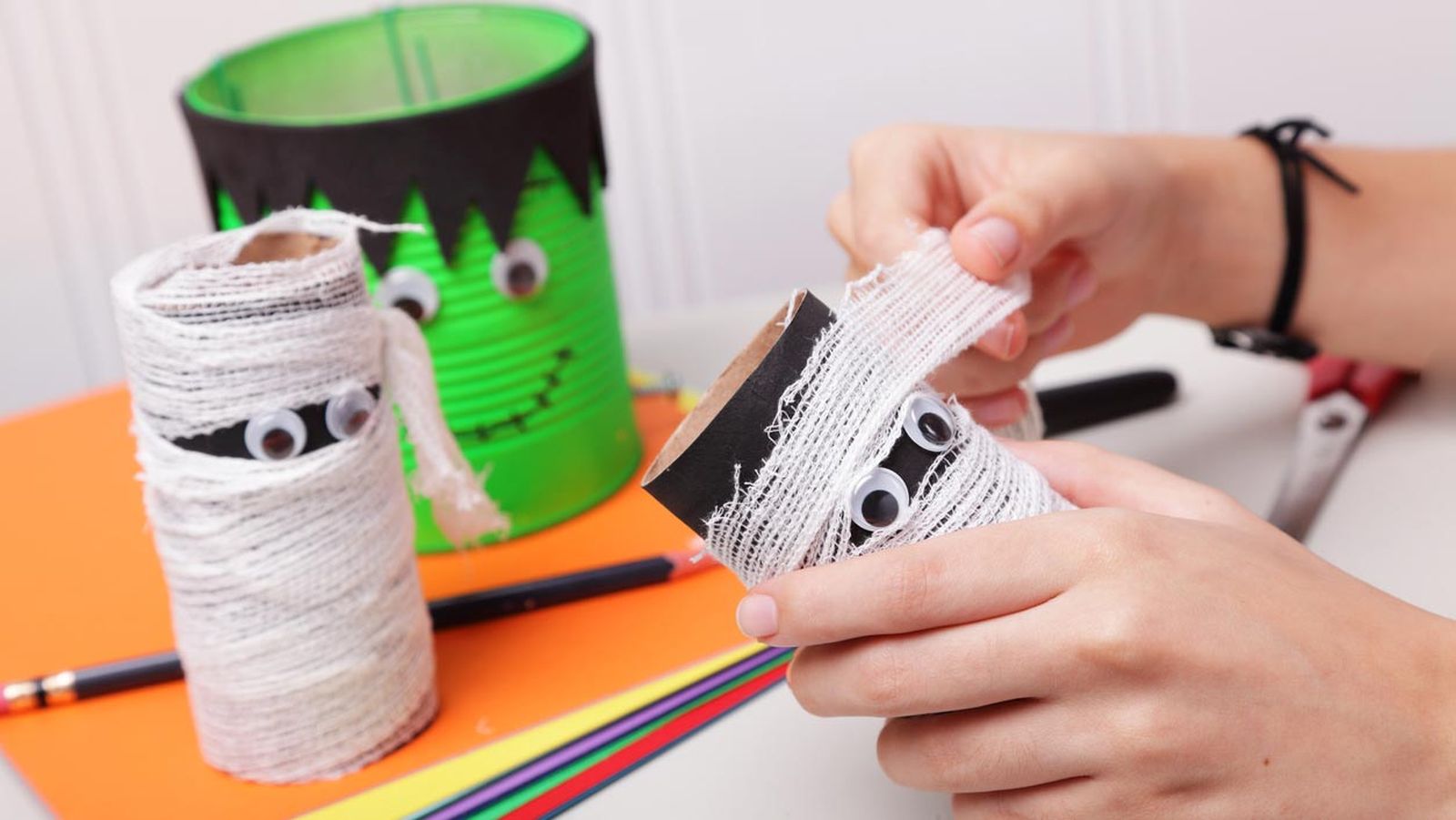 como hacer monstruos de halloween 1