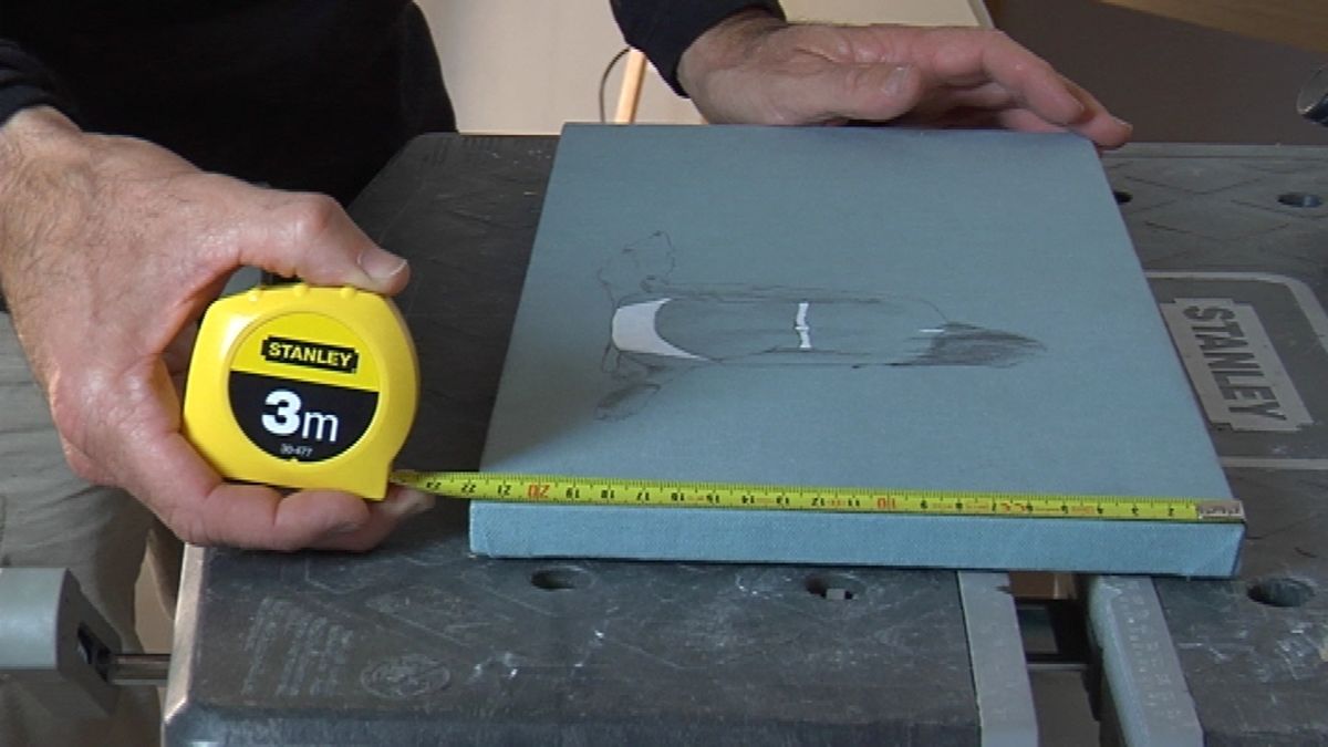 Marco para un lienzo paso 1