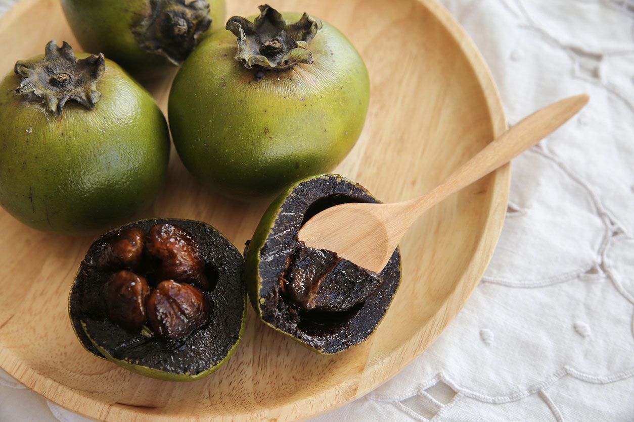 zapote negro fruta tropical
