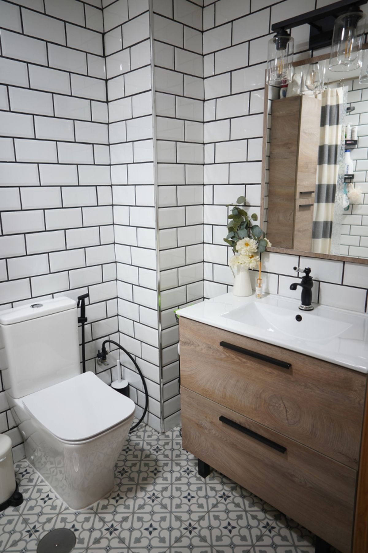 bano blanco negro mimi xxl