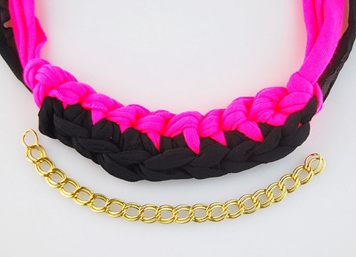 tejer collar trapillo cadenas p5