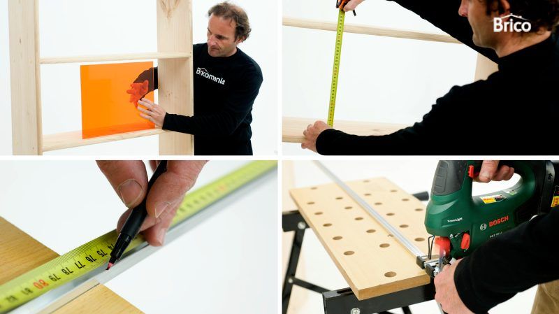 Primeros pasos para hacer una puerta corredera para mueble
