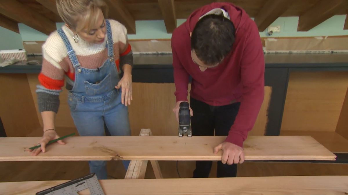 DEKO0721 decorar dormitorio juvenil verde en buhardilla paso4