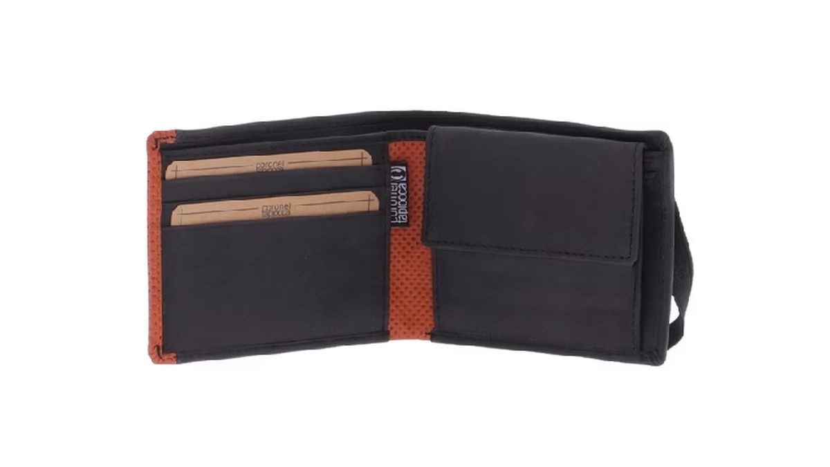 Cartera de hombre de piel