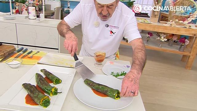receta pimientos verde rellenos de tortilla de patata karlos arguinano karl6735 paso4