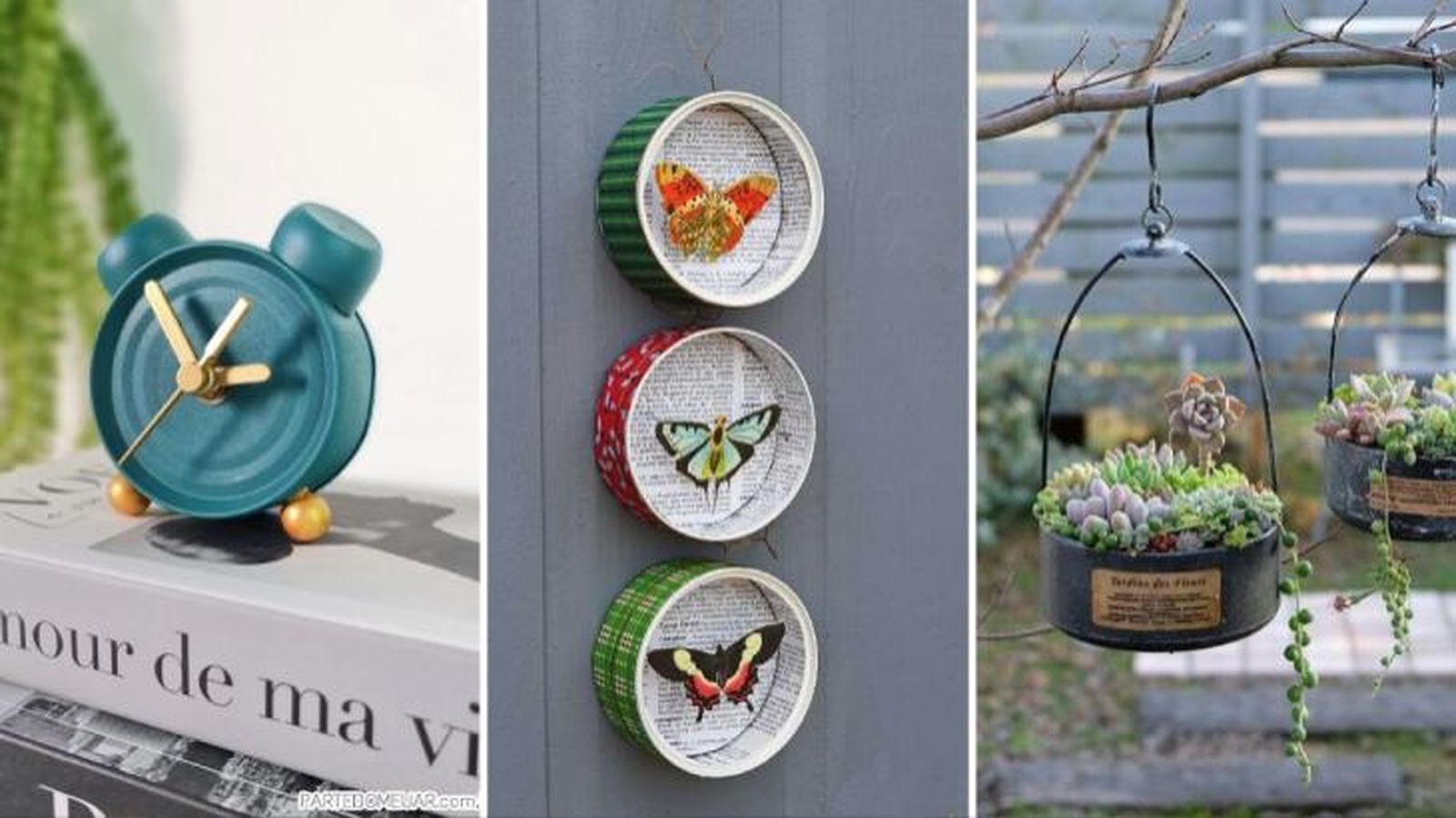 latas de atun manualidades decoracion reciclaje