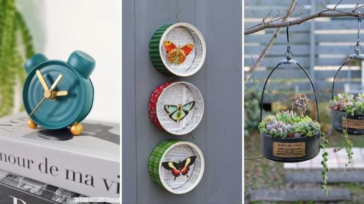 latas de atun manualidades decoracion reciclaje