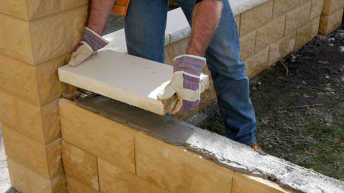 Muro con balaustrada paso 20