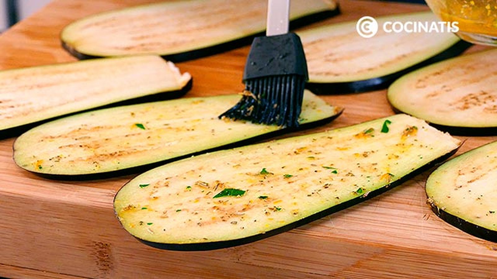 Berenjena en airfryer  salsa para berenjena frita