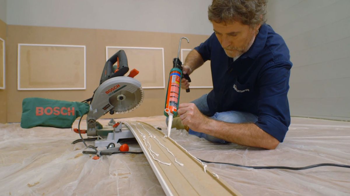 Hacer un friso de cuarterones paso 7