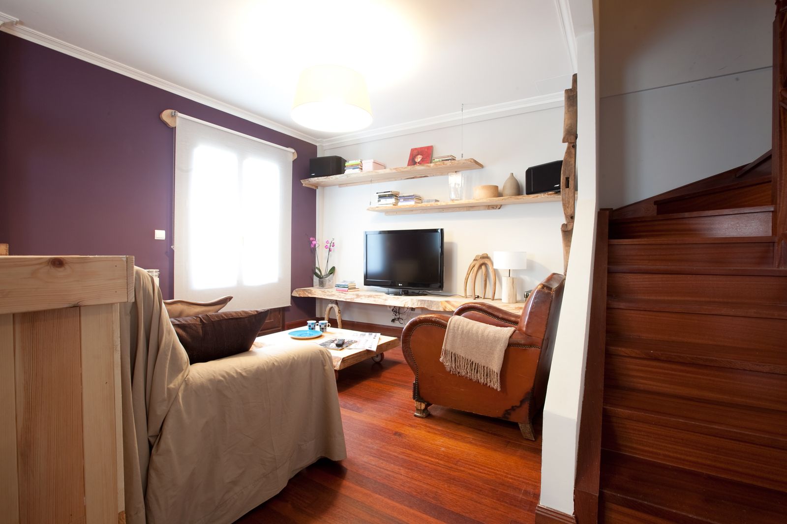 salon estilo rustico 4