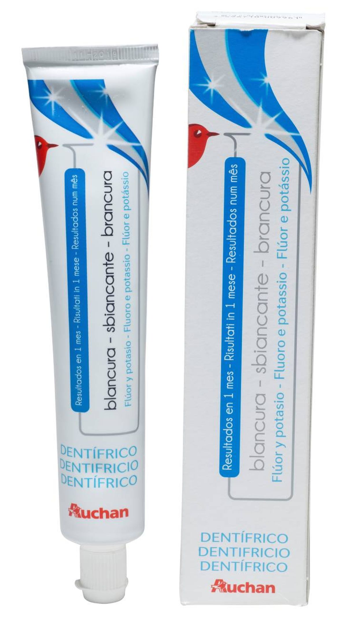 pasta dientes blanqueadora auchan alcampo