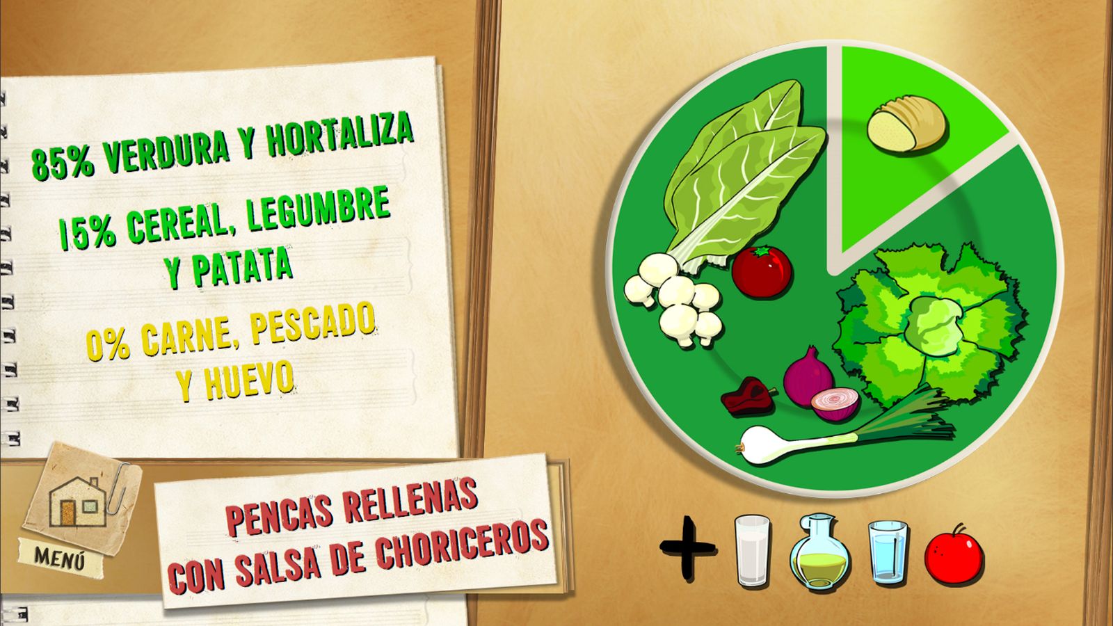 6045 1 Pencas rellenas con salsa de choriceros (1407) plato