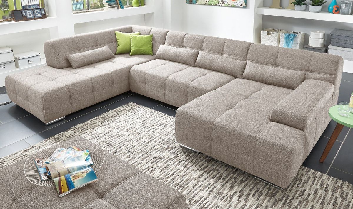 Decoracion elegir sofa rinconera  izquierda en U cama BOOGIE Conforama