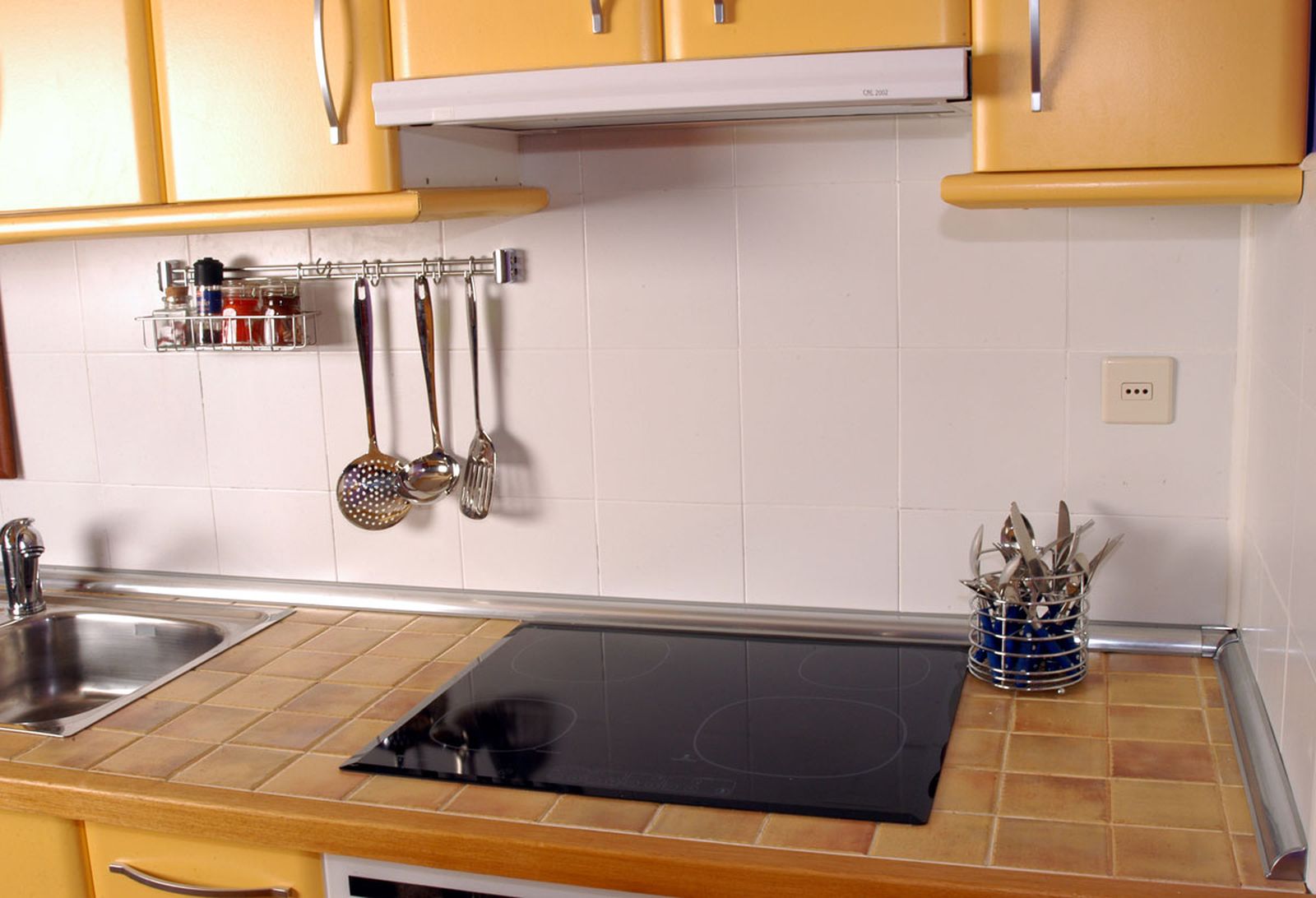 Colocación de copetes de cocina