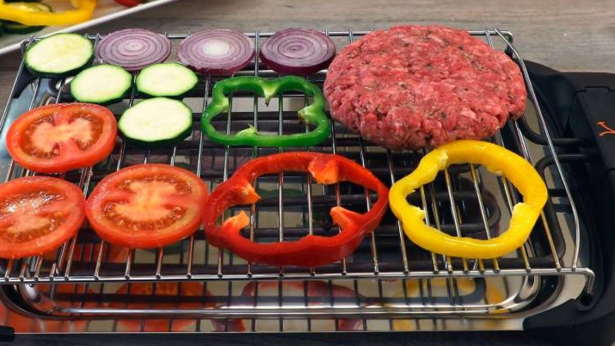 Hamburguesa con verduras a la barbacoa   paso 4